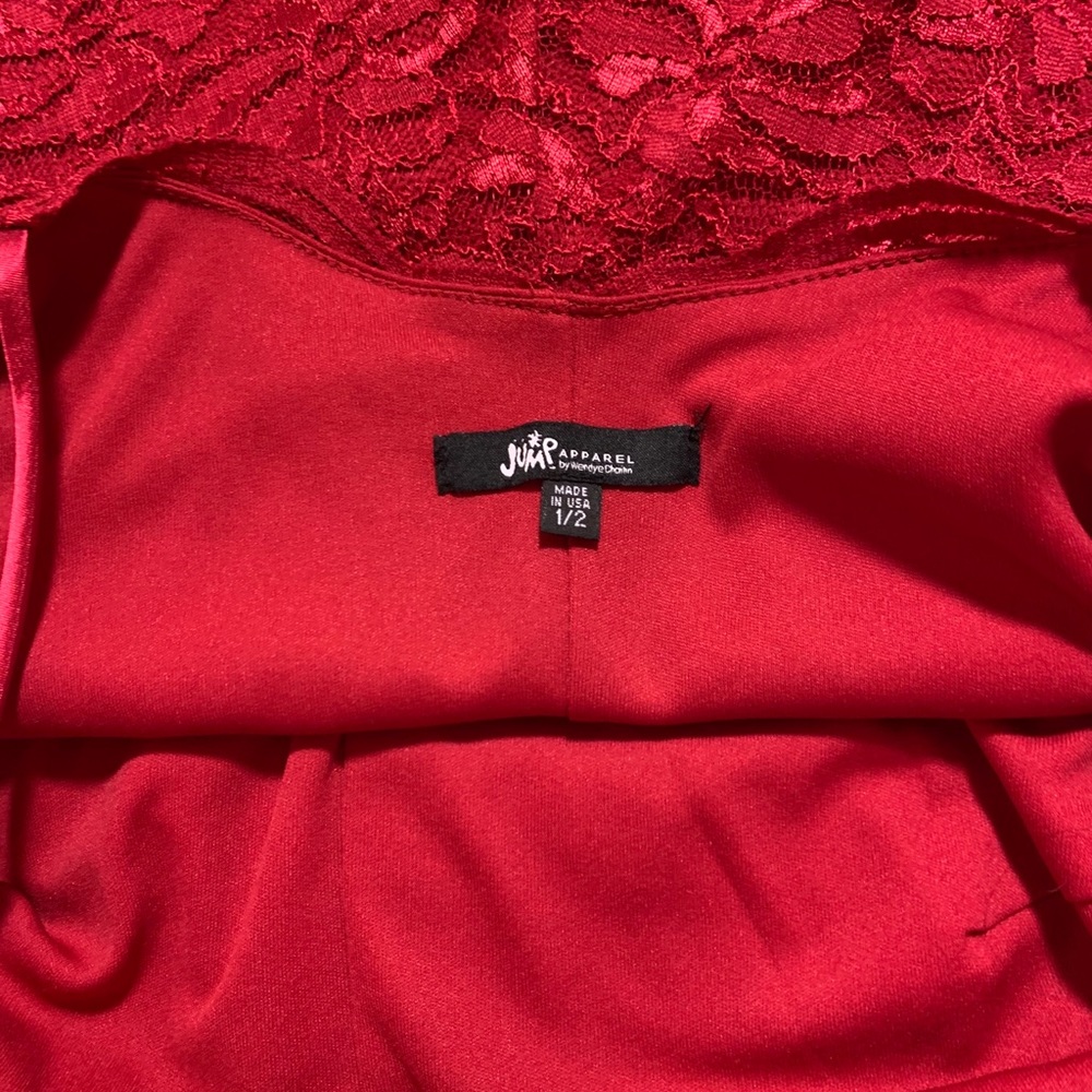 Red Lace Dress - Picture 8 of 8
